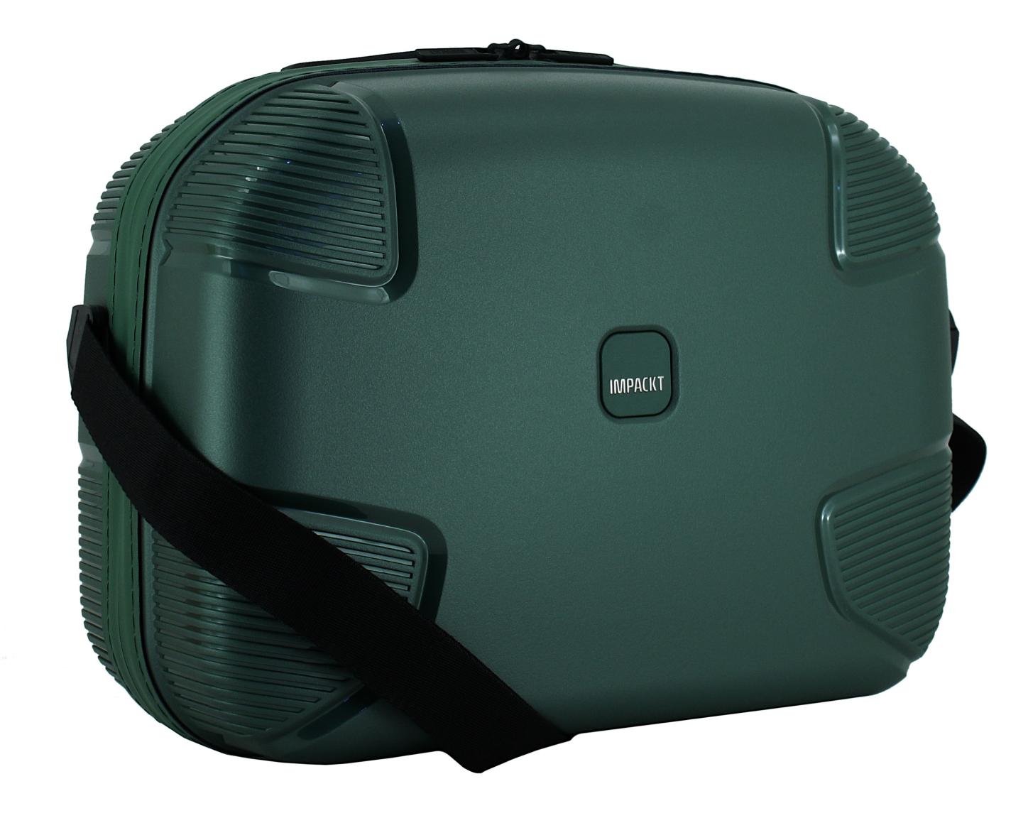 dunkelgrünes Beautycase Impackt IP1 Deep Sea Green