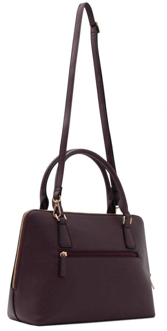 dunkellila L.Credi Kurzgrifftasche Ninelle vegan Plum