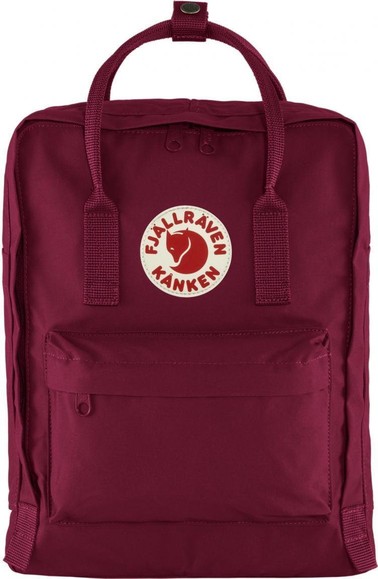 dunkelroter Schulrucksack Fjällräven Kanken Plum bordeaux