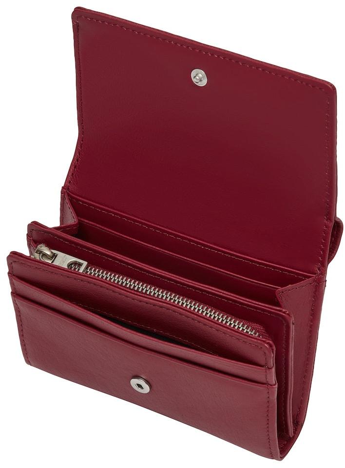 dunkelrotes Portemonnaie Damen Liebeskind Nora Purse L Peony