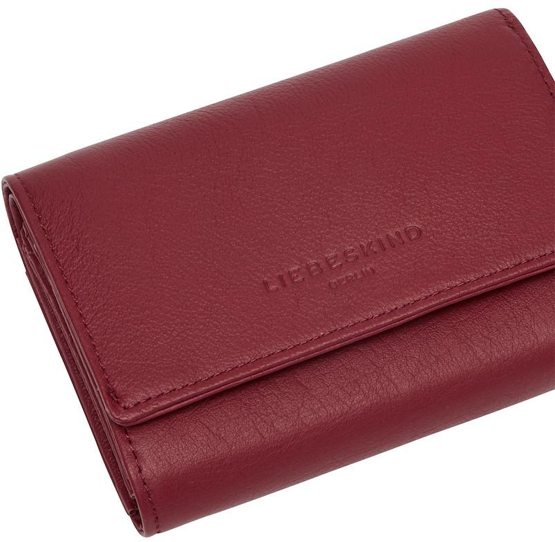 dunkelrotes Portemonnaie Damen Liebeskind Nora Purse L Peony