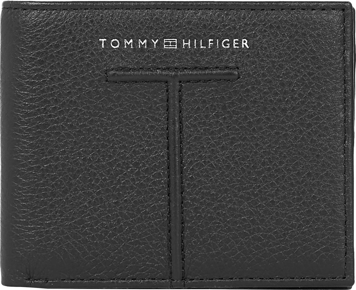 edle Herrenbörse Tommy Hilfiger Central Mini Schwarz Bifold Wallet
