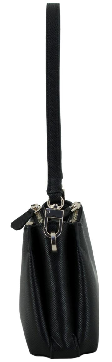 elegante Abendtasche Guess Noelle II Mini Latte Logo 4G-Print braun