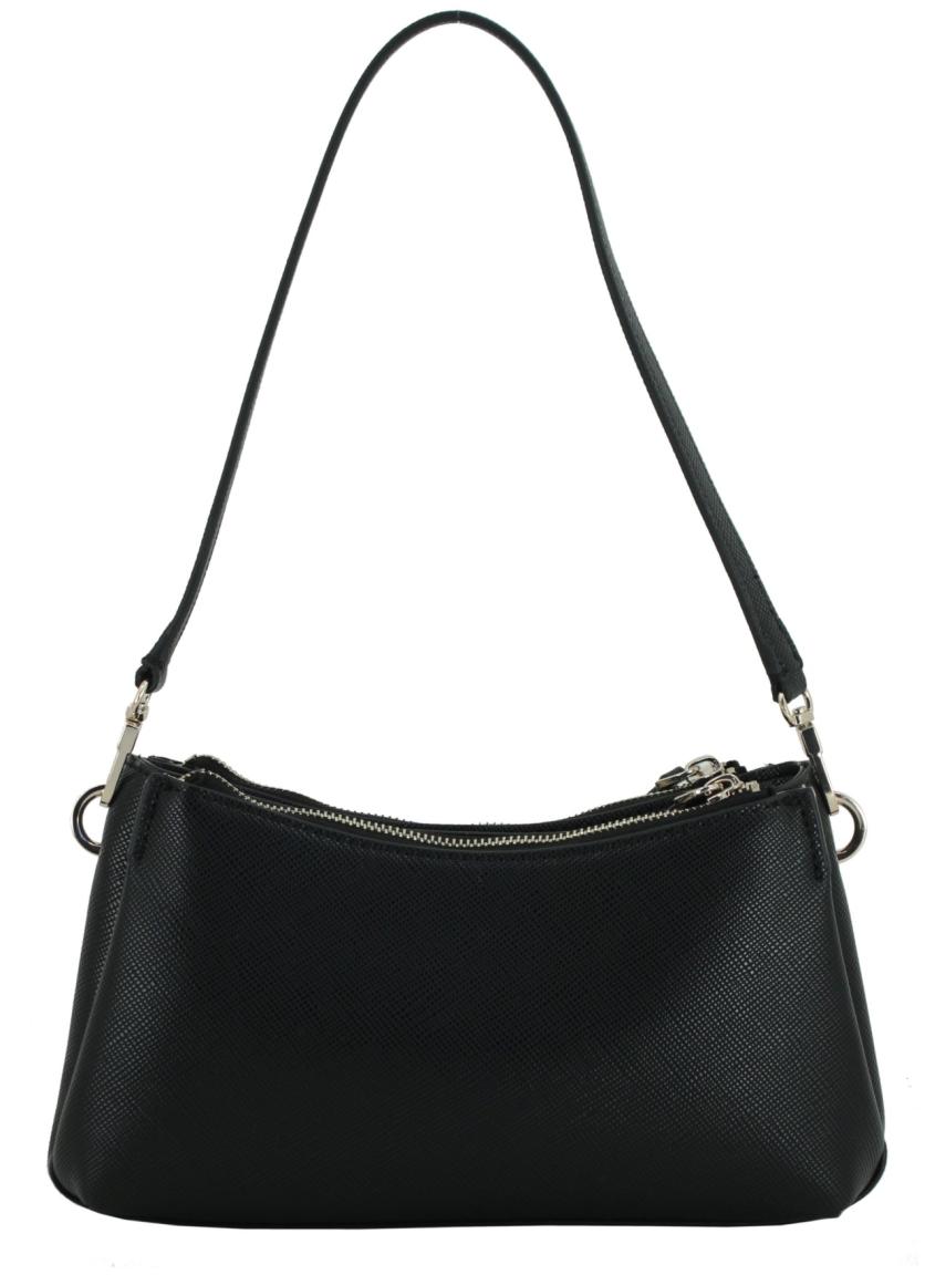 elegante Abendtasche Guess Noelle II Mini Latte Logo 4G-Print braun