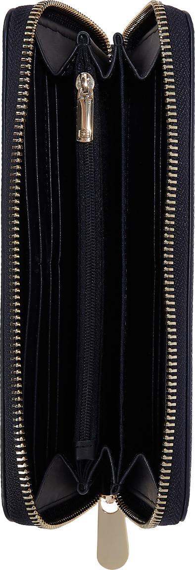 elegante Brieftasche Tommy Hilfiger Honey LRG ZA Wallet Black Zip