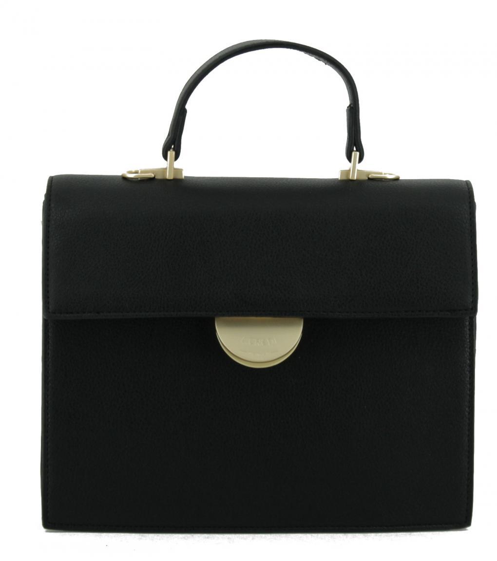 elegante Damenabendtasche L.Credi Fabrizia Schwarz