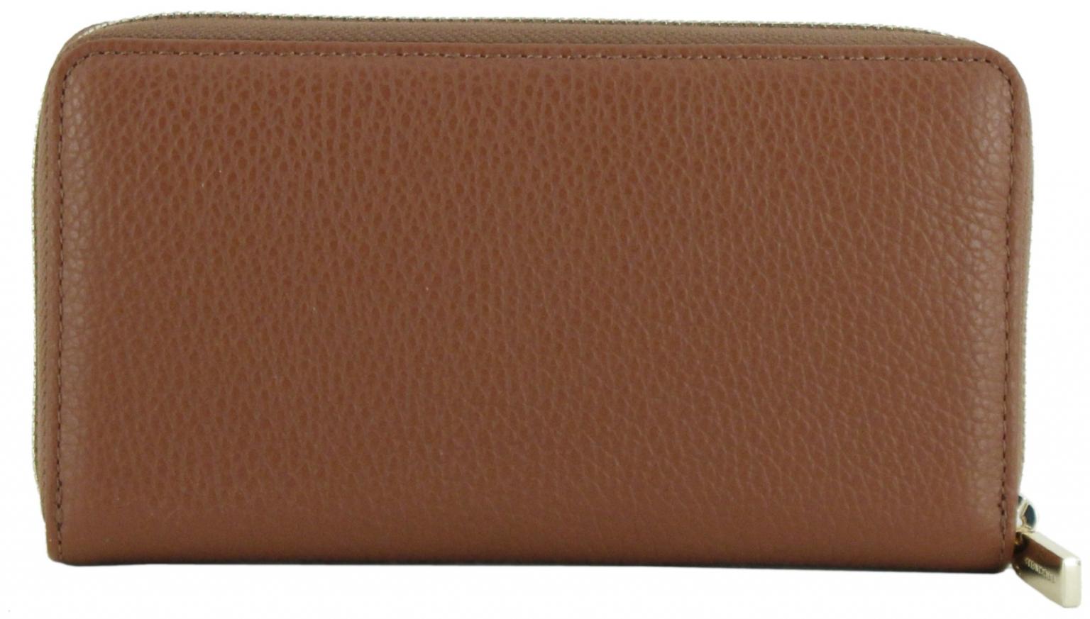 elegante Geldtasche schwarz Coccinelle Metallic Soft Leder