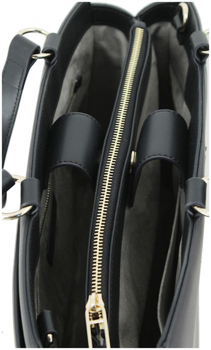 elegante Kurzgrifftasche Monotype Tommy Hilfiger dunkelblau Etui
