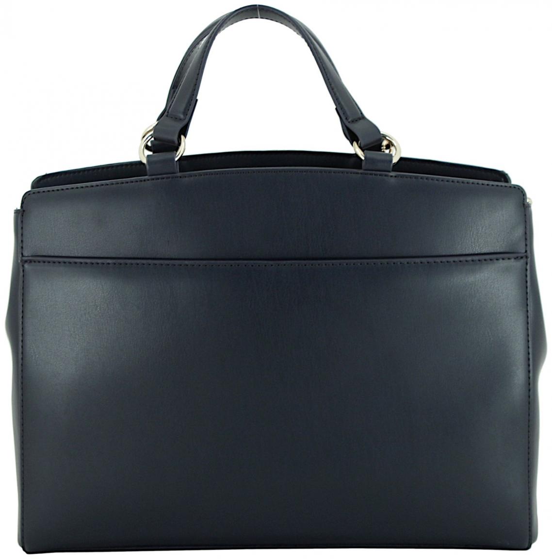 elegante Kurzgrifftasche Monotype Tommy Hilfiger dunkelblau Etui