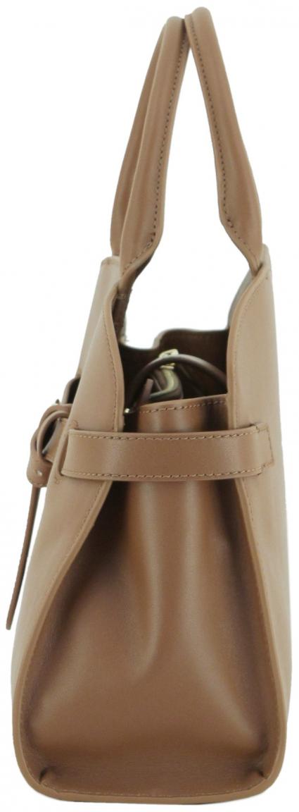 elegante Kurzgrifftasche cognacbraun Coccinelle Sabine Medium