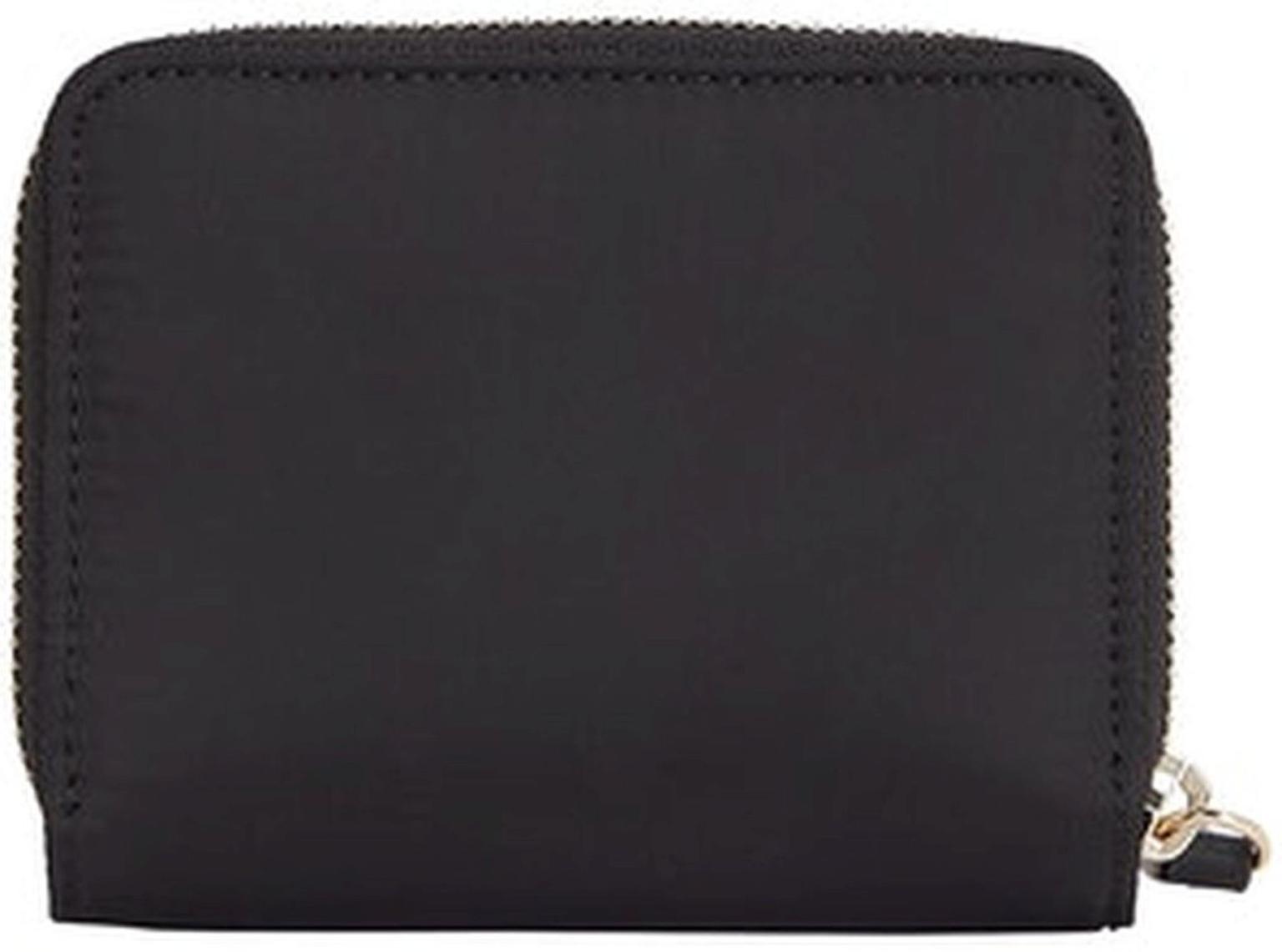 elegante Nylonbörse Tommy Hilfiger Idol Med Wallet Black Branding