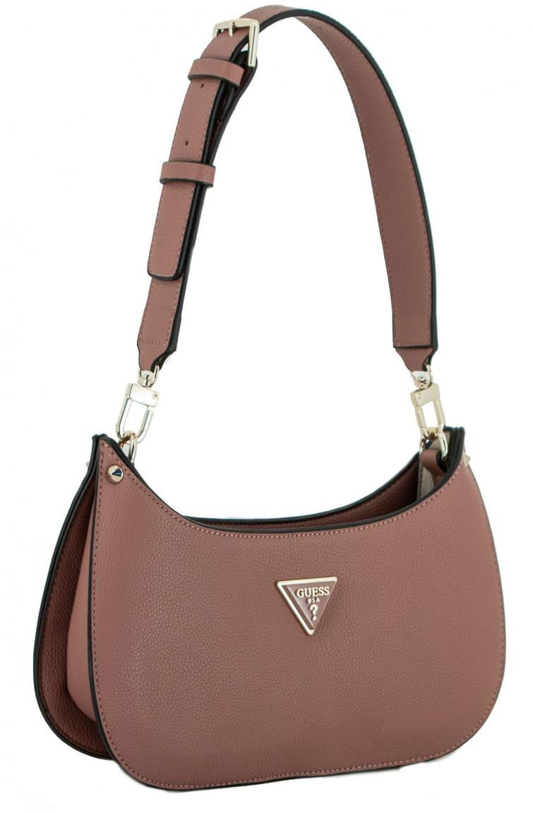 elegante Schultertasche altrosa Rosewood Meridian Mini Guess