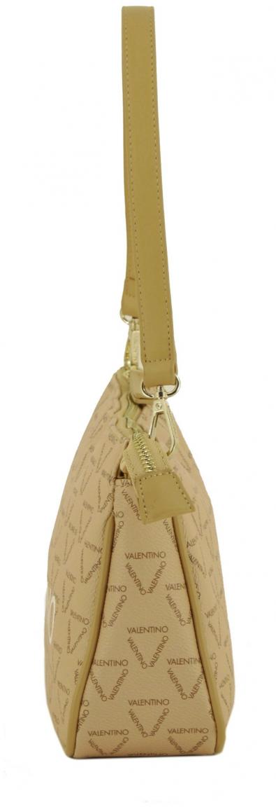 elegante Schultertasche schwarz Alloverprint Valentino Liuto