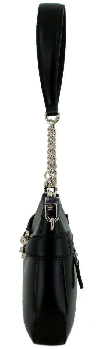 elegante Schultertasche warmweiß Guess Lorelei Top Zip Bone