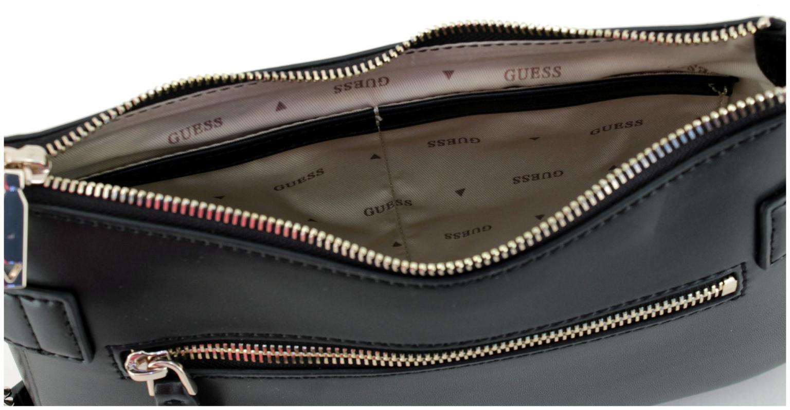 elegante Schultertasche warmweiß Guess Lorelei Top Zip Bone