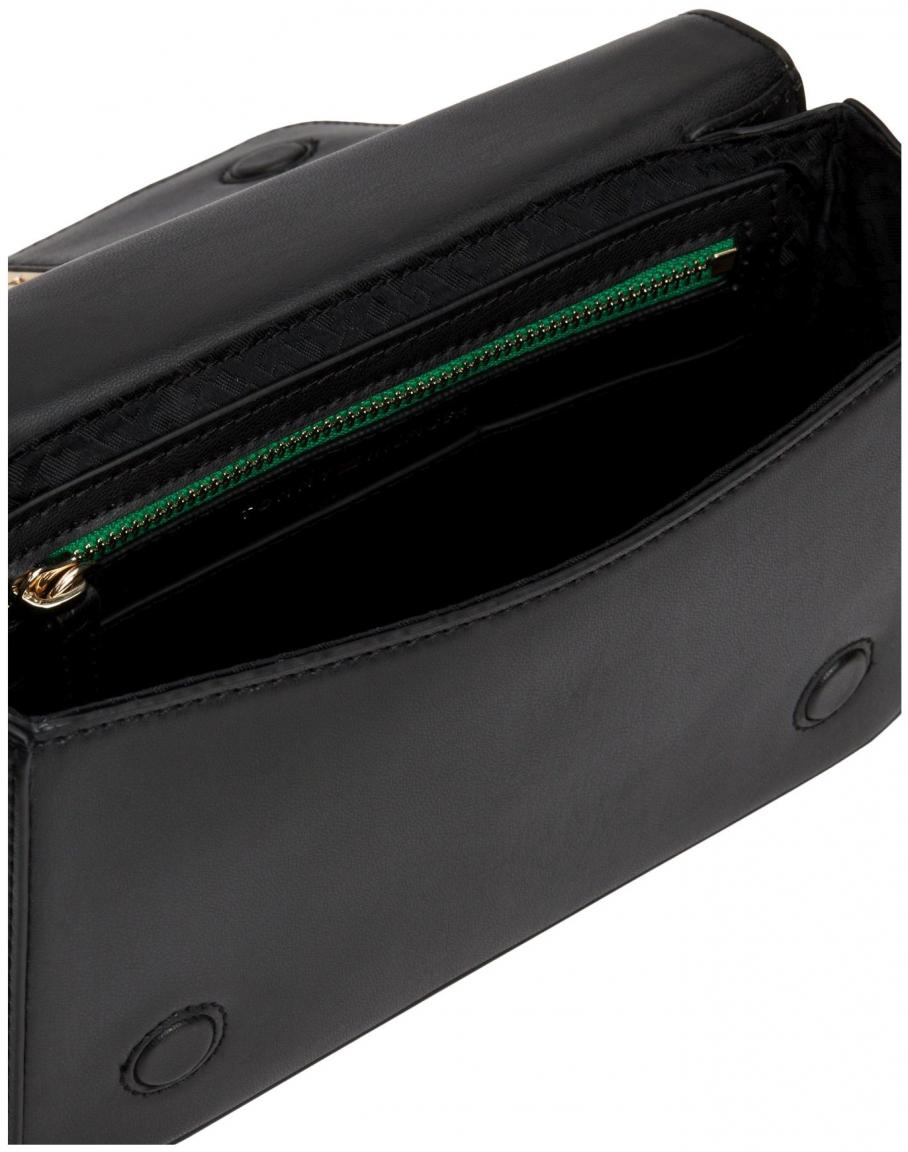 elegante Überschlagtasche Tommy Hilfiger Reset Crossover schwarz