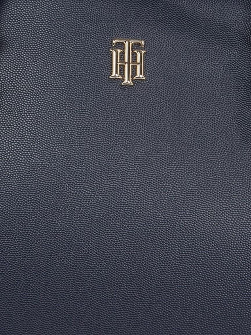 eleganter Businessshopper Tommy Hilfiger Timeless Med Tote Space Blue
