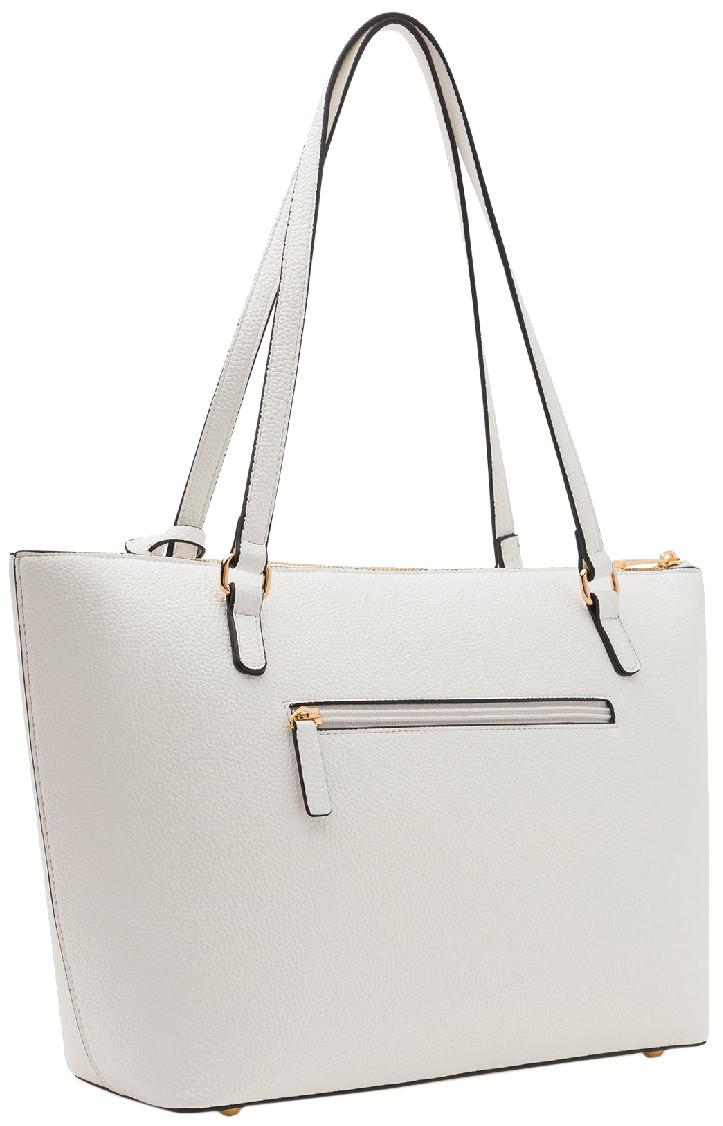 eleganter Shopper L.Credi weiß Michaela nachhaltig Kontrast