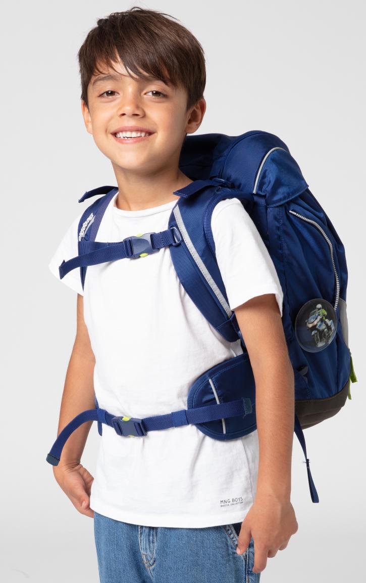 ergobag Pack Schulrucksack Komplettset 6-teilig blau Polizei