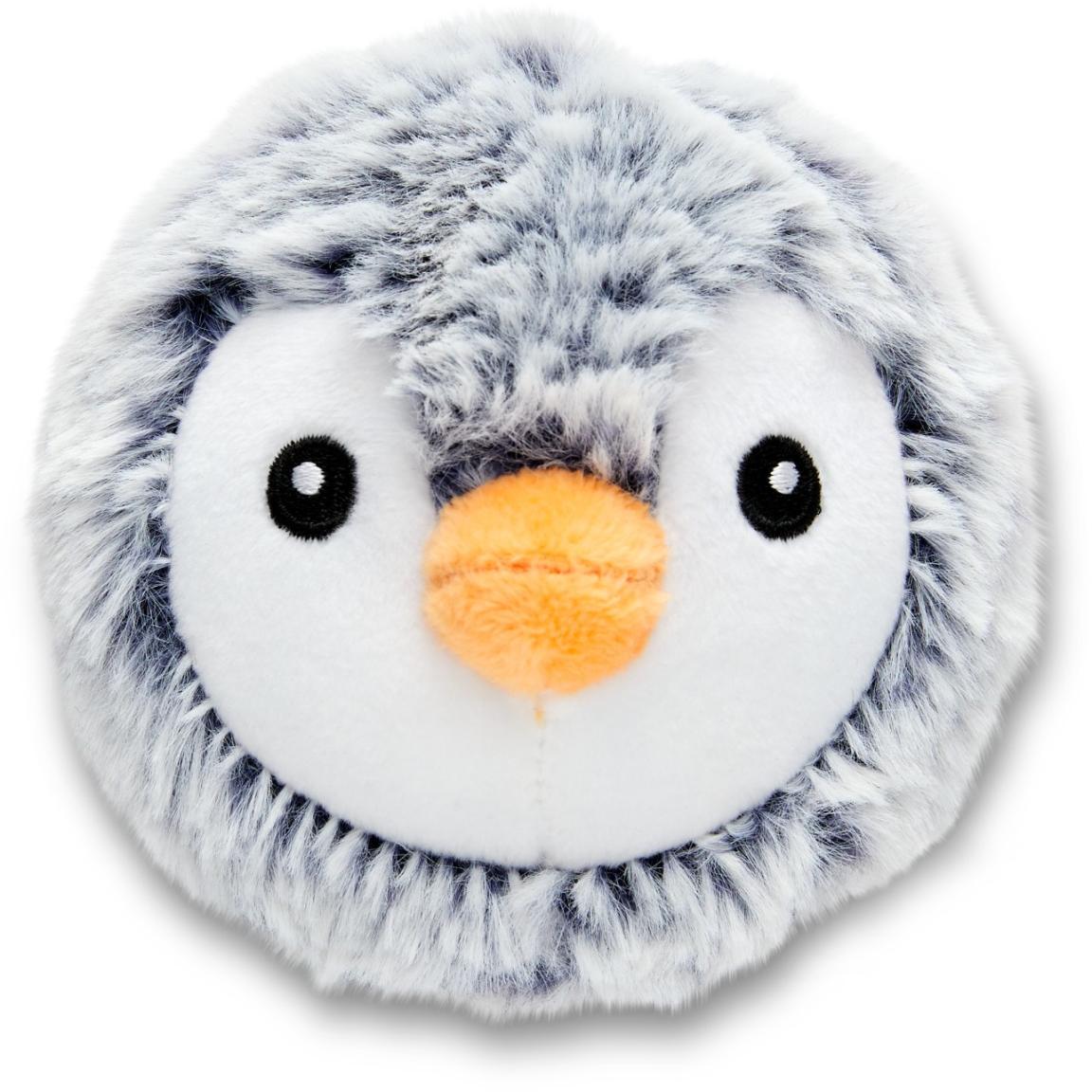 ergobag Plüsch-Klettie Pinguin flauschig grau