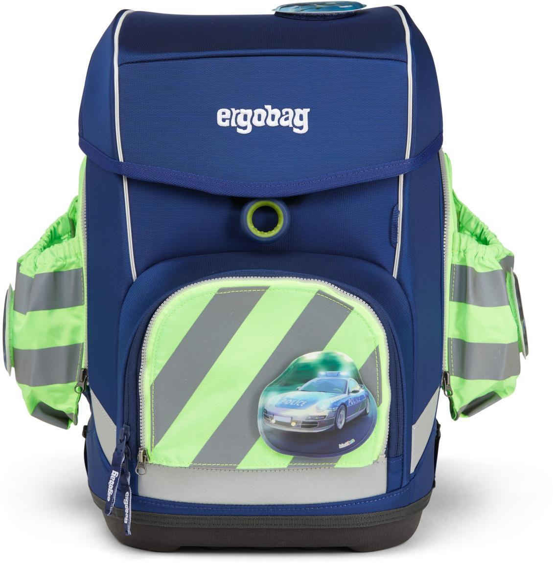 ergobag Zippies grün reflektierendes Seitentaschenset
