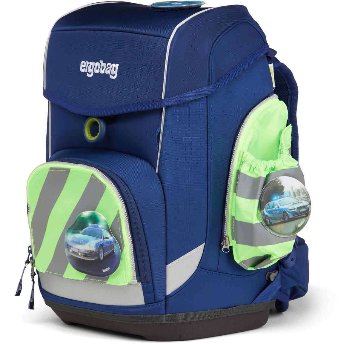 ergobag Zippies grün reflektierendes Seitentaschenset