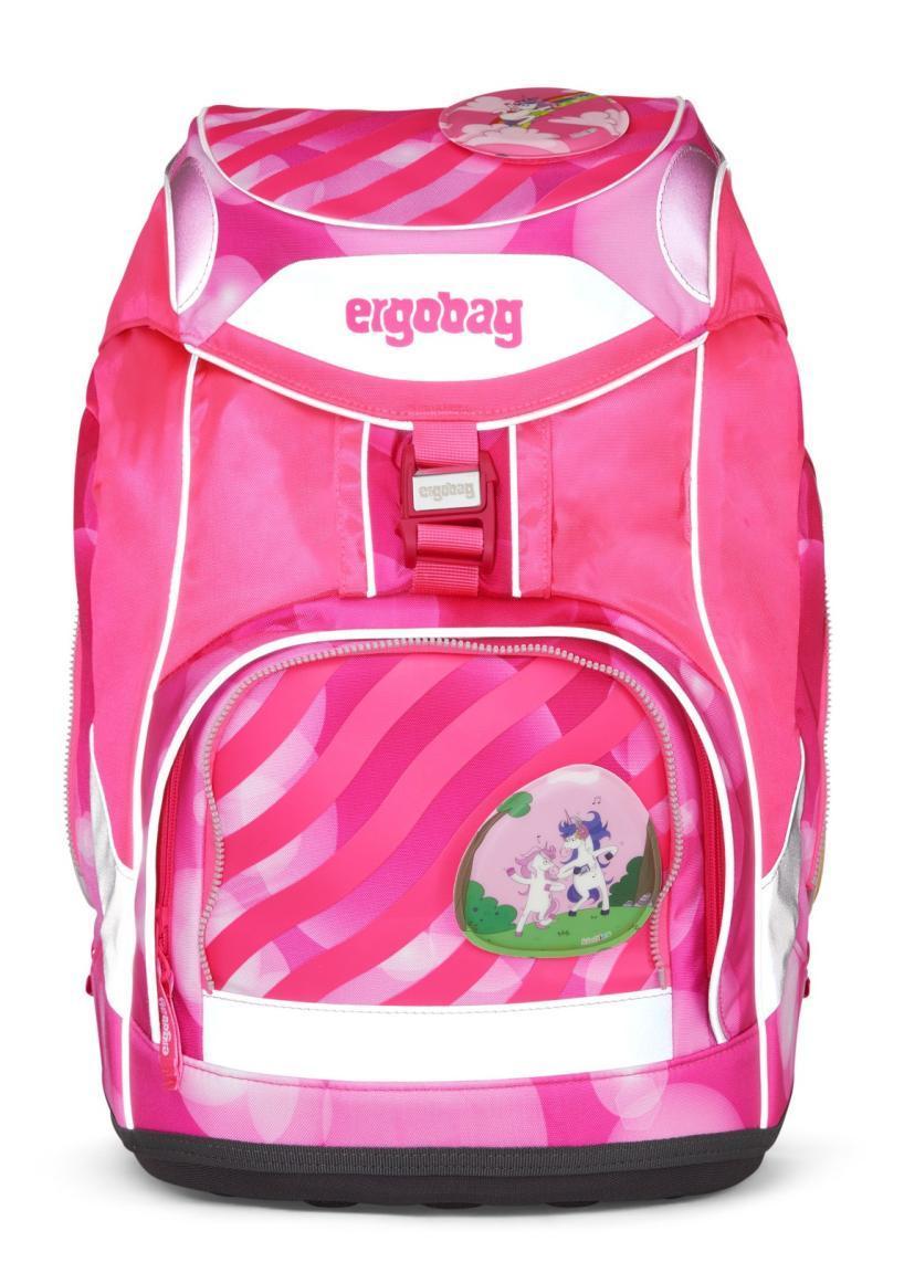 ergobag pack KuntBärbuntes Einhorn Schultaschenset neonpink 6-teilig Sportrucksack Pennal