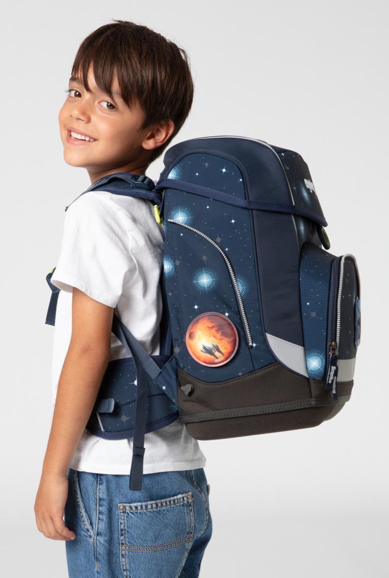 ergobag pack PerlentauchBär Lumi Edition violett neonpink Rucksack Schulset