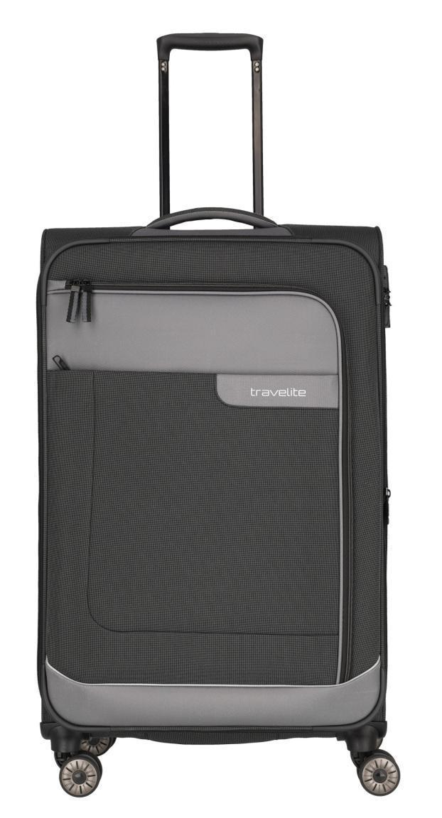 erweiterbarer Flugkoffer Travelite Viia L 77cm anthrazit