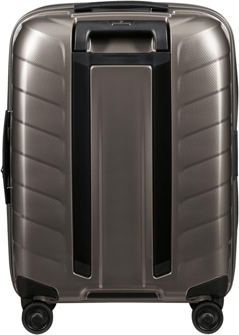 erweiterbarer Handgepäckkoffer Samsonite Attrix Spinner 55cm Dune Hartschale Leichtgewicht