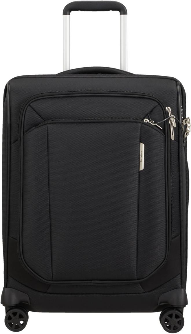 erweiterbarer Handgepäckkoffer Samsonite Respark Spinner S 55cm EXP schwarz