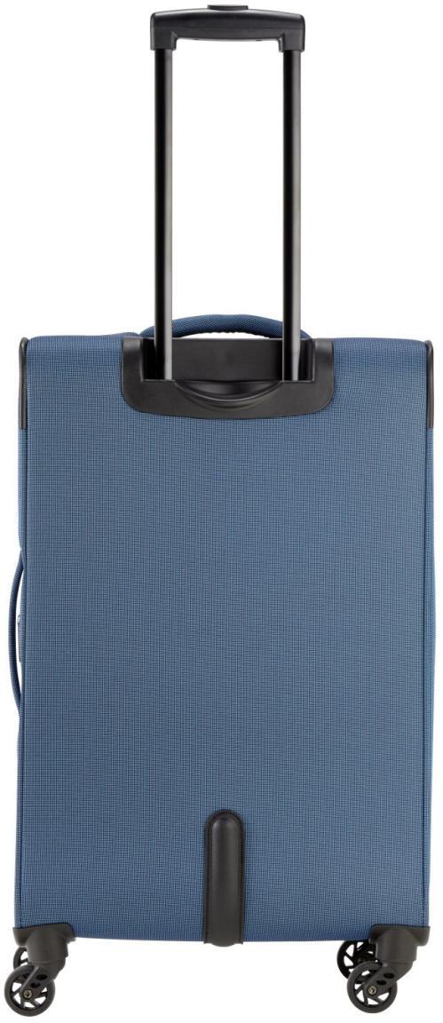 erweiterbarer Koffertrolley Travelite Story M 67cm 4-Rad petrol