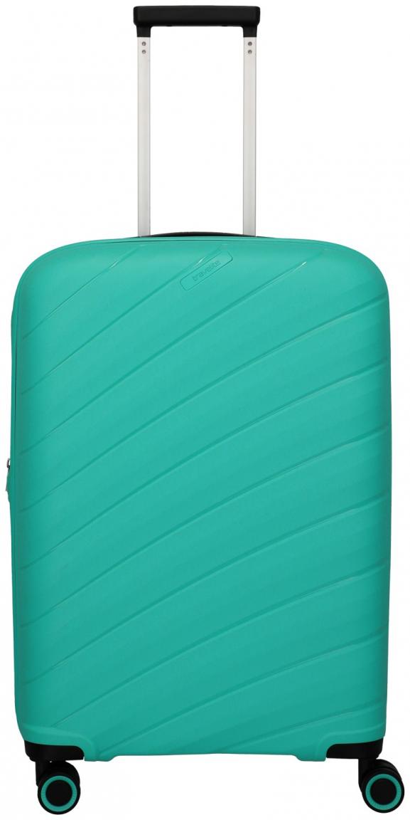 erweiterbarer Reisekoffer M 66cm Travelite Burano Aqua türkis
