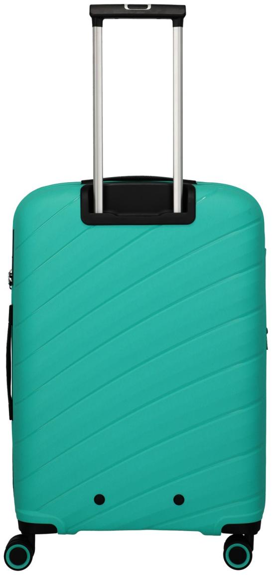 erweiterbarer Reisekoffer M 66cm Travelite Burano Aqua türkis