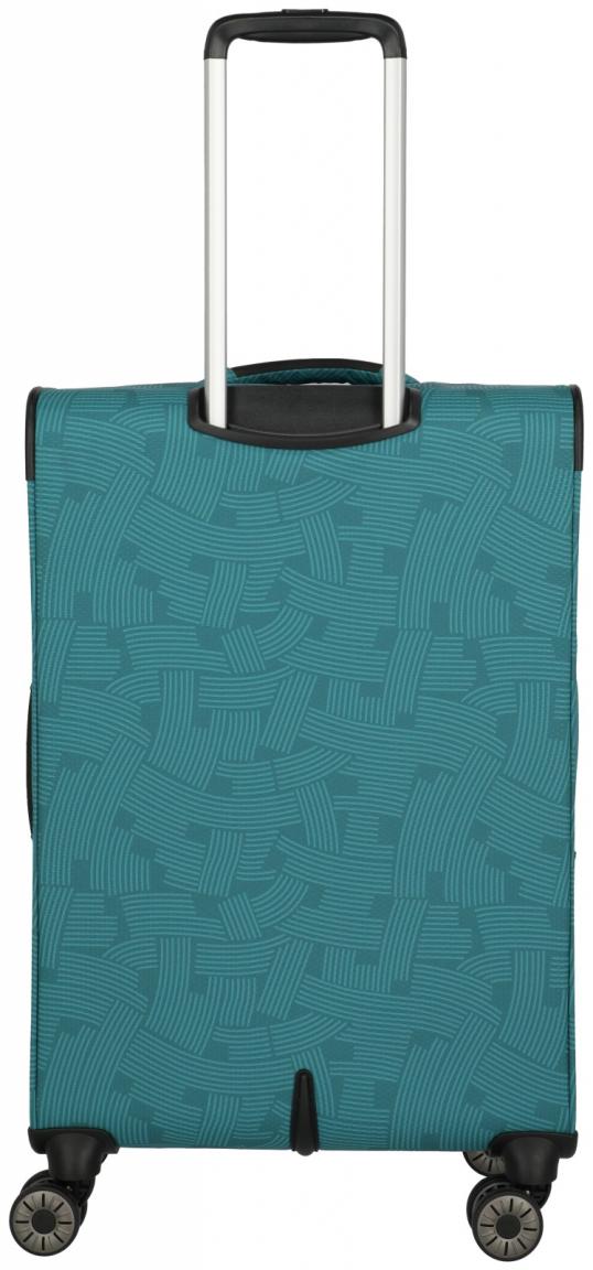 erweiterbarer Reisekoffer Travelite Skaii 4w Trolley M 67cm Petrol