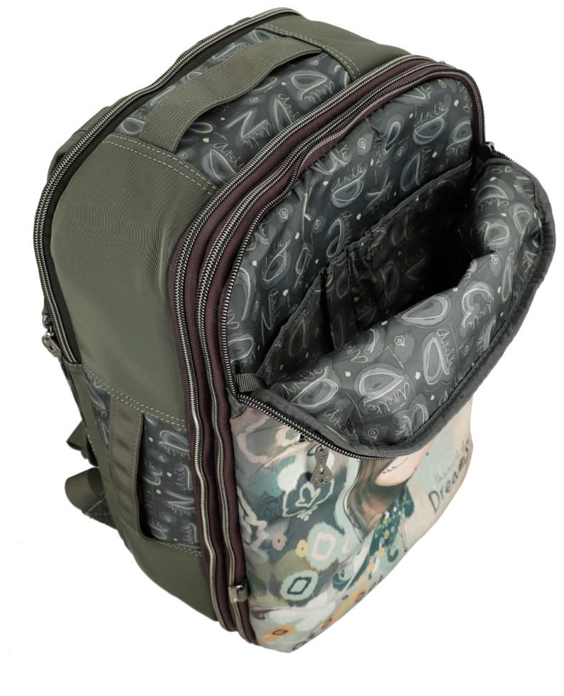 erweiterbarer Reiserucksack Anekke Real mit Laptopfach