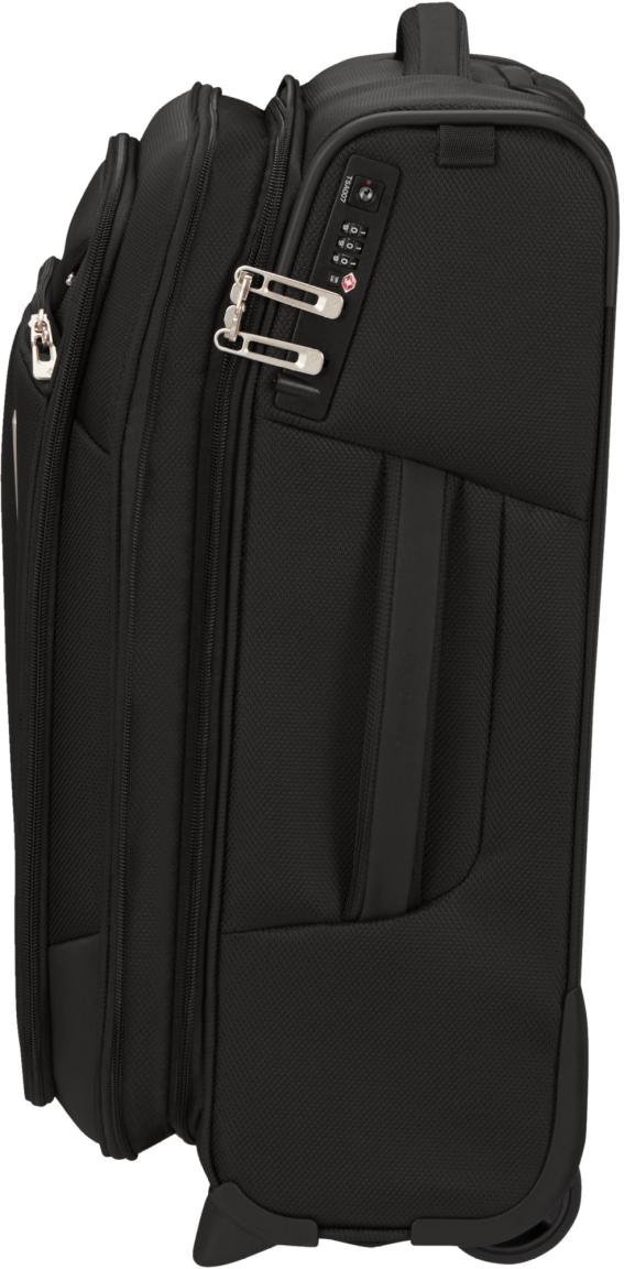 erweiterbarer Rollenkoffer Handgepäck recycled schwarz Samsonite Respark Upright 55cm