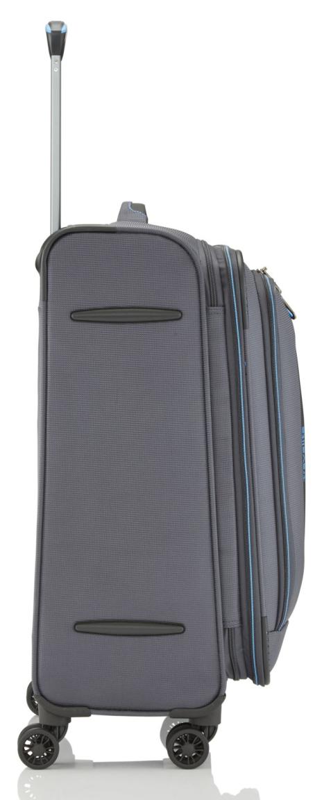 erweiterbarer Rollenkoffer Travelite CrossLITE M anthrazit
