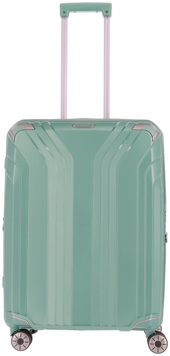 erweiterbarer Urlaubskoffer Travelite Elvaa 4w Trolley M 66cm Seegrün