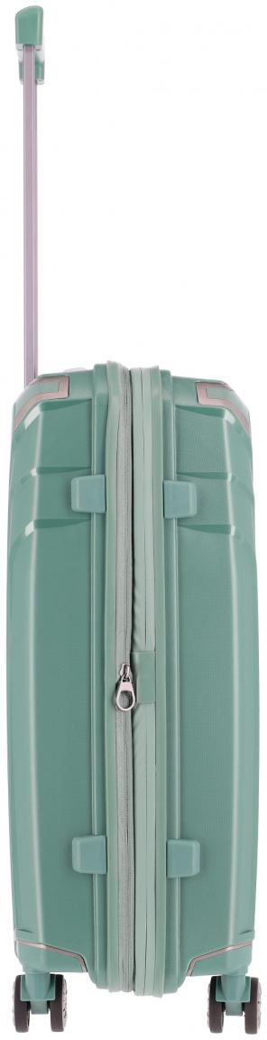 erweiterbarer Urlaubskoffer Travelite Elvaa 4w Trolley M 66cm Seegrün