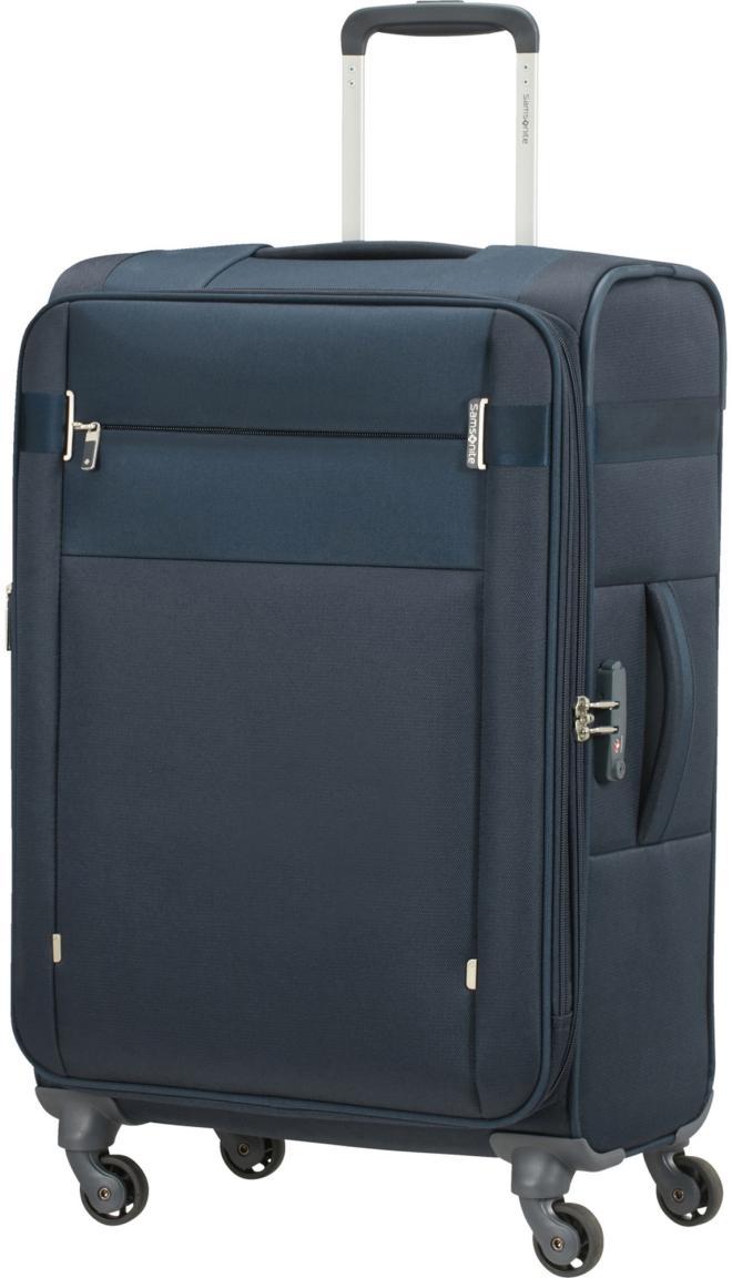 erweiterbarer Weichgepäckkoffer dunkelblau Samsonite Citybeat M 66cm Navy Blue