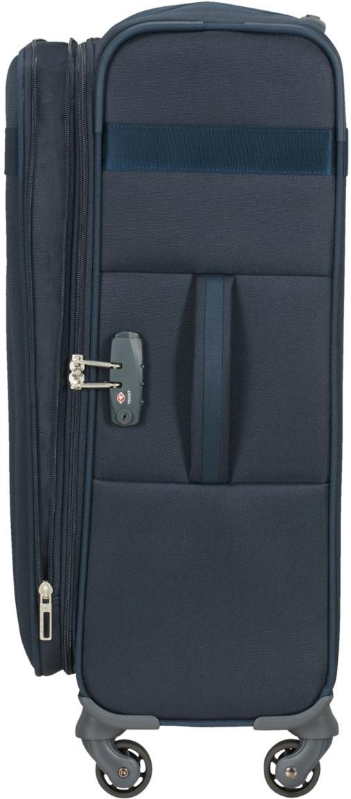 erweiterbarer Weichgepäckkoffer dunkelblau Samsonite Citybeat M 66cm Navy Blue