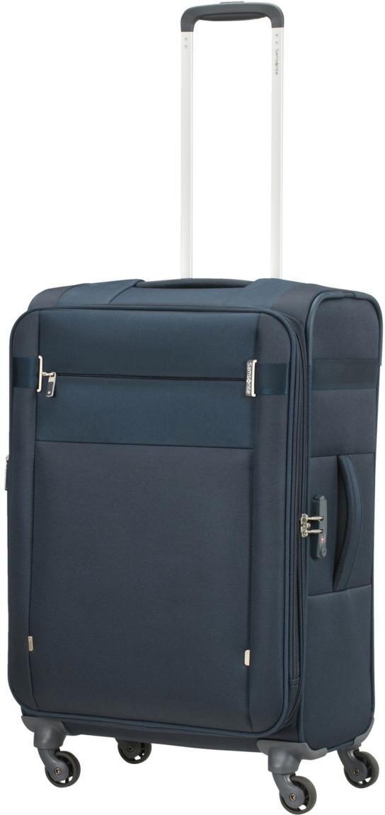 erweiterbarer Weichgepäckkoffer dunkelblau Samsonite Citybeat M 66cm Navy Blue