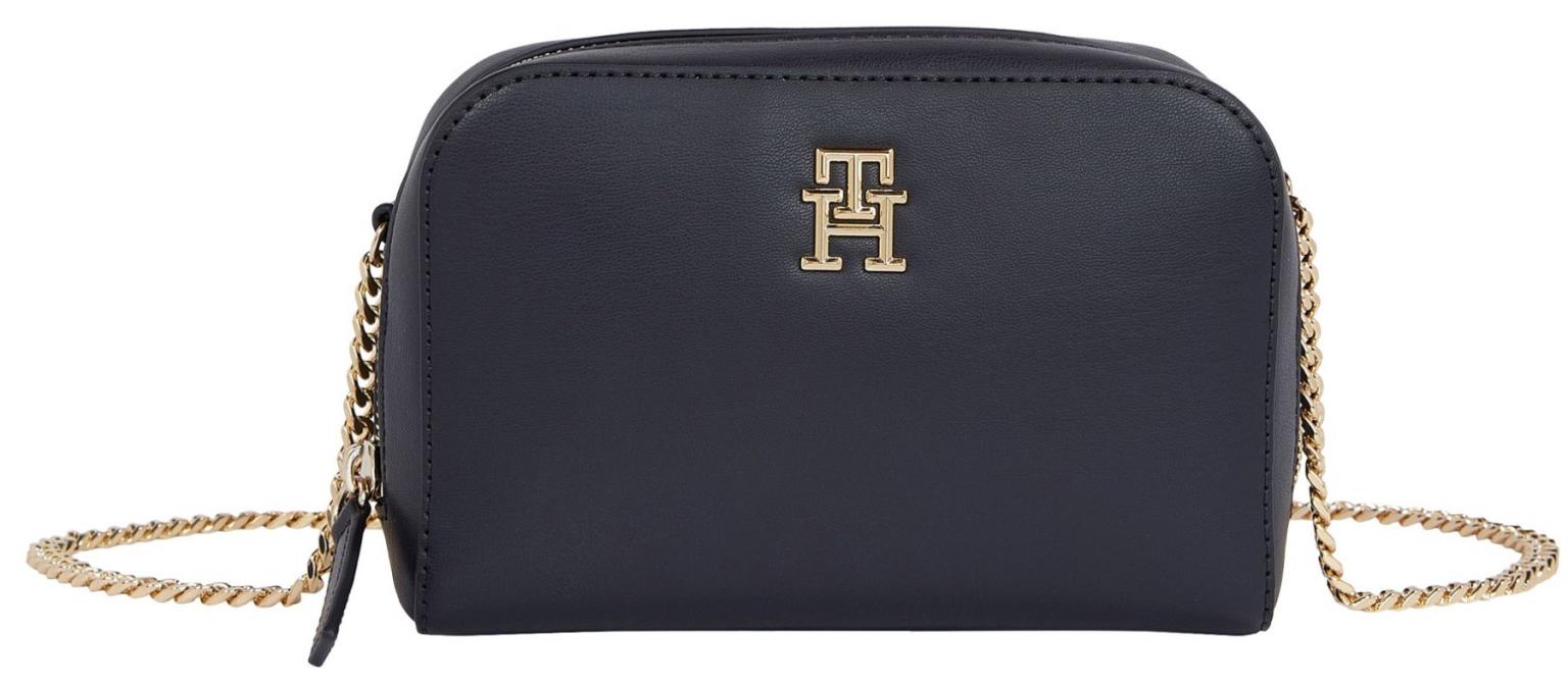 exklusive Handtasche Tommy Hilfiger Feminine Dunkelblau 