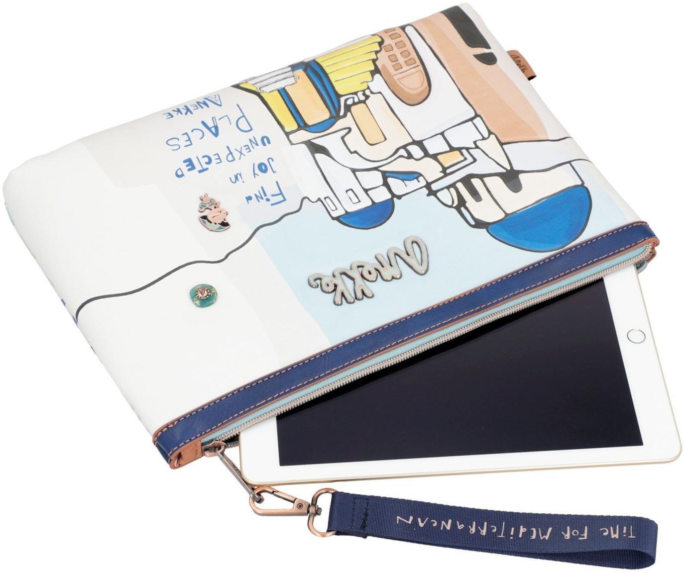 extravagante Damenhandtasche Etui Tablet Anekke Sunrise Mediterranean Greece