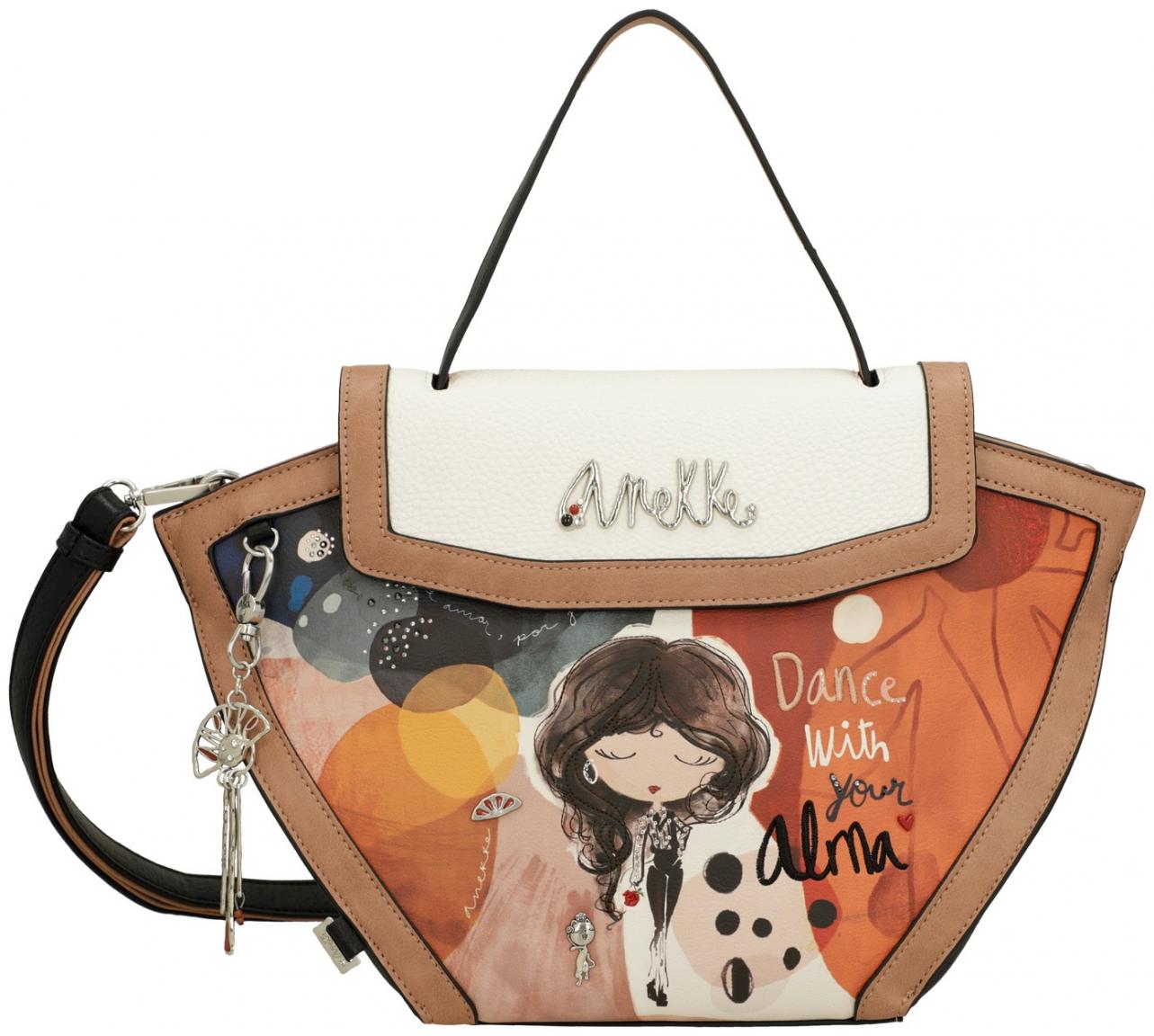 extravagante Henkeltasche Alma Anekke bunt