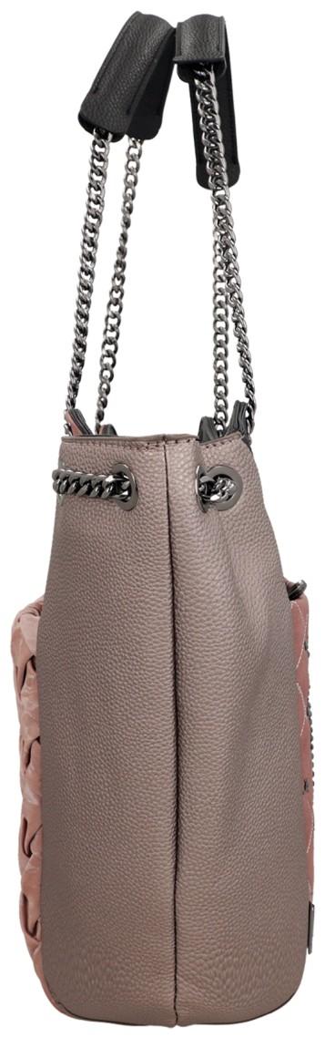extravagante Henkeltasche rosa metallic Parisian Anekke