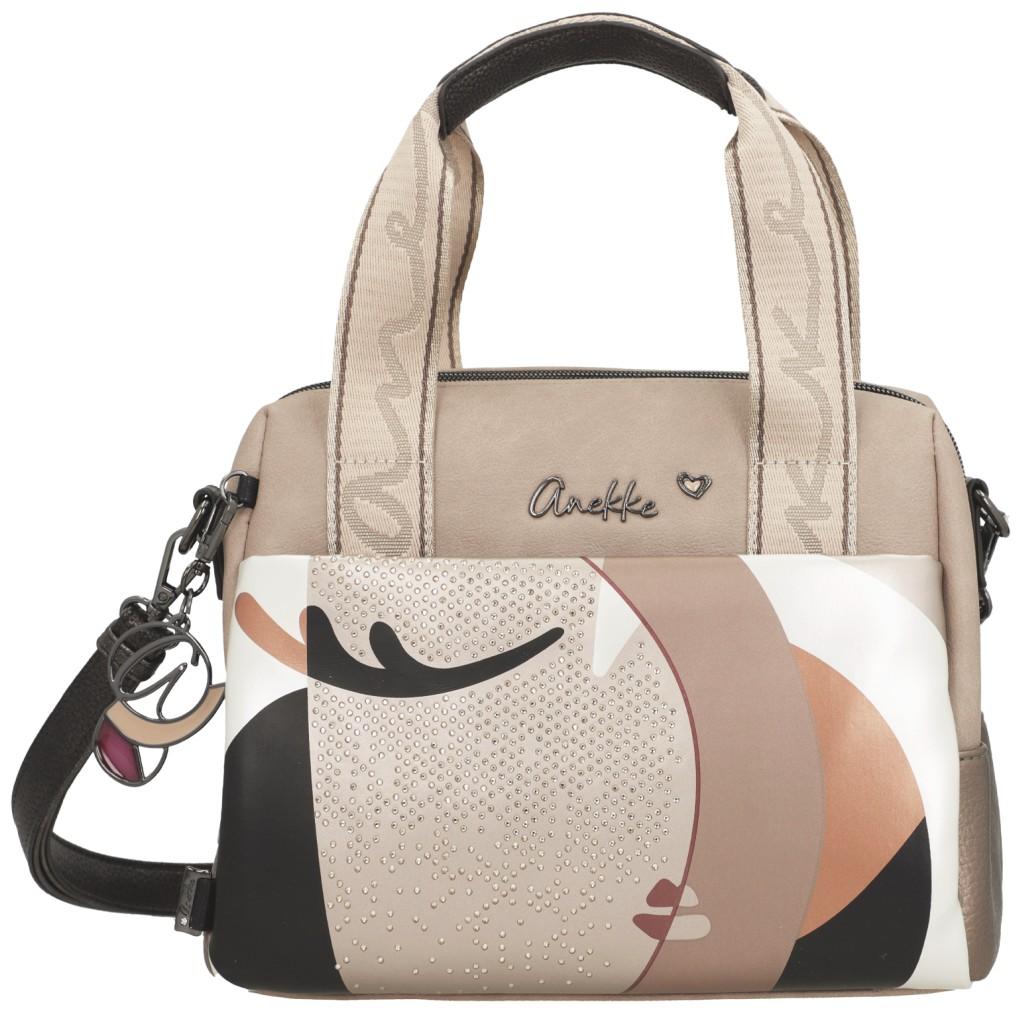 extravagante Kurzgrifftasche Strassdekor Anekke Muse Eikon Metallic