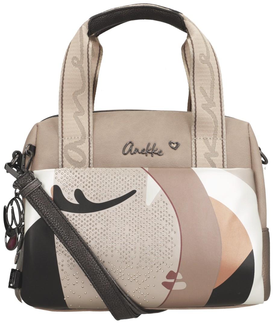 extravagante Kurzgrifftasche Strassdekor Anekke Muse Eikon Metallic