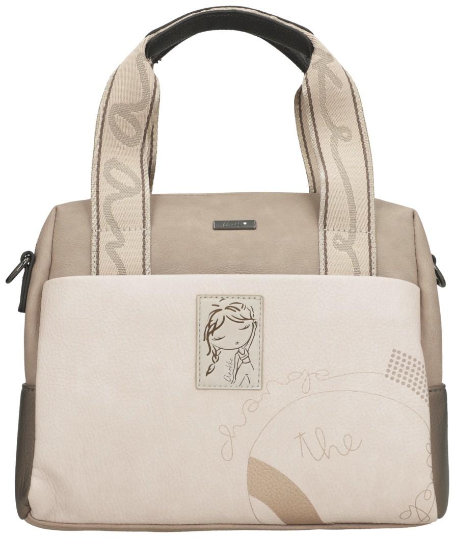 extravagante Kurzgrifftasche Strassdekor Anekke Muse Eikon Metallic